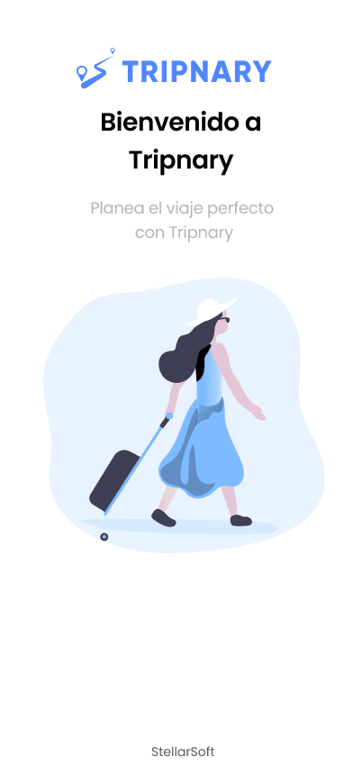 Tripnary — AI-Powered Travel Recommendation Platform — Onboarding — brand, promise, illustration, nothing else.